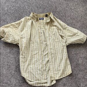 Men's Green Plaid Shirt